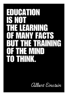 Einstein Quote on Education