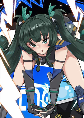 Girl with Green Hair