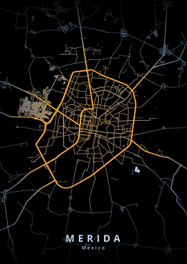 Merida City Map