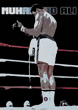 Muhammad Ali Boxing Poster