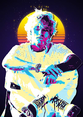 machine gun kelly Pop Art Portrait