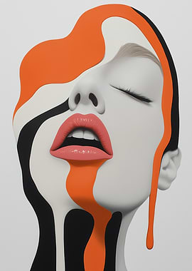 Melting Vision: A Surreal Drip