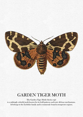 Garden Tiger Moth Illustration