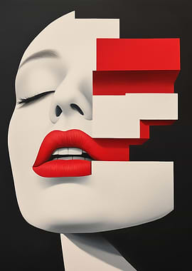 Abstract Woman Portrait