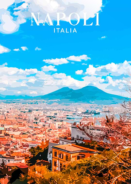 Naples, Italy Skyline
