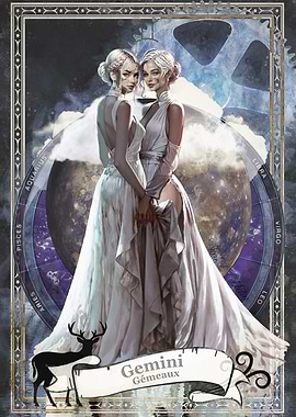 Gemini Zodiac Art