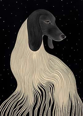 Dog in the Night Sky