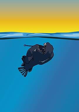 Anglerfish Going Up
