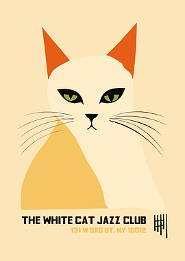 White Cat Jazz Club Poster