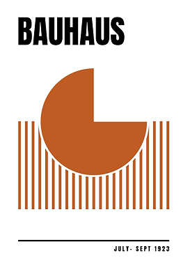 Bauhaus Geometric Art Print