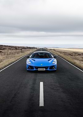 Lotus Emira First Edition Seneca Blue Sports Car