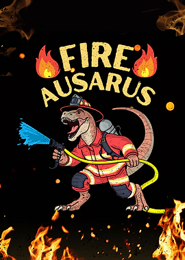 Fire-Fighting Dinosaur