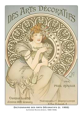 Art Deco Poster by Mucha