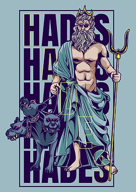 Hades Greek God Illustration