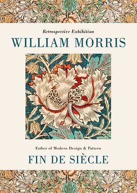 William Morris Exhibition Poster