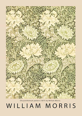 Chrysanthemum Pattern by William Morris