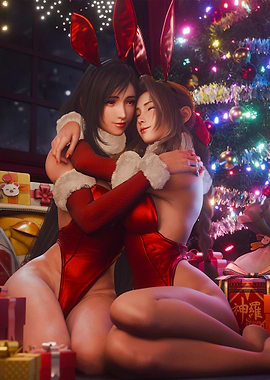 Christmas Bunny Girls