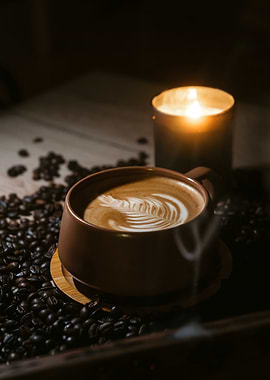 Coffee and Candle