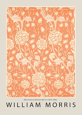 William Morris Wild Tulip Pattern