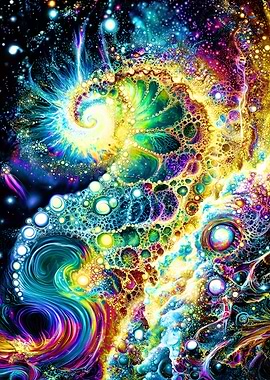 Abstract Cosmic Spiral