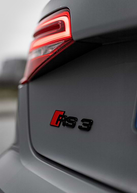 Audi RS3 Sportback Rear View
