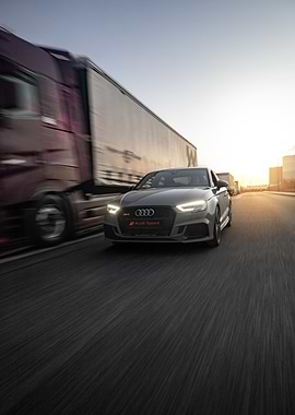 Audi RS3 Sedan on Road