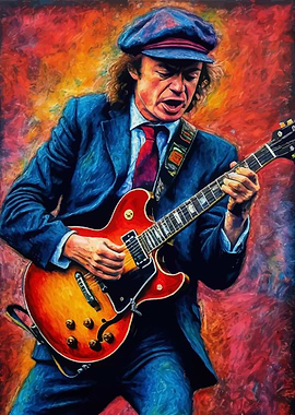 Angus Young Guitarist