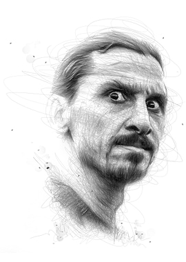 Ibrakadabra scribble art Portrait