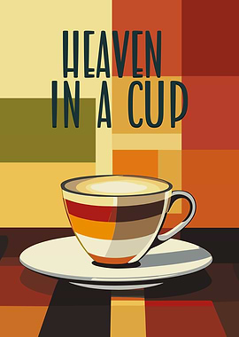 Heaven in a Cup Coffee Art