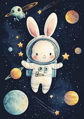 Space Bunny Astronaut