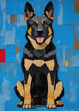 German Shepherd Portrait