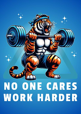 Tiger Weightlifting Motivation