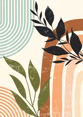 Abstract Floral Art Print