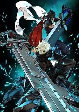 Cloud & Sephiroth Artwork