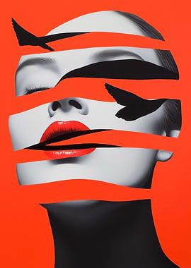 Fragmented Flight: A Surreal Escape