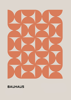 Bauhaus Geometric Art Print