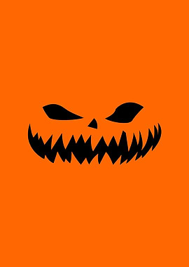Halloween Jack-o'-Lantern Face