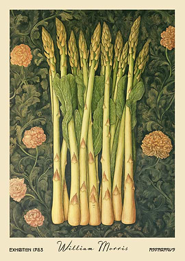 William Morris Asparagus Kitchen
