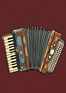 Accordion Illustration