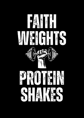 Faith Weights Protein Shakes