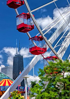 Chicago Navy Pier Ferris Wheel