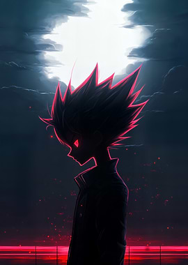 Anime Boy Silhouette