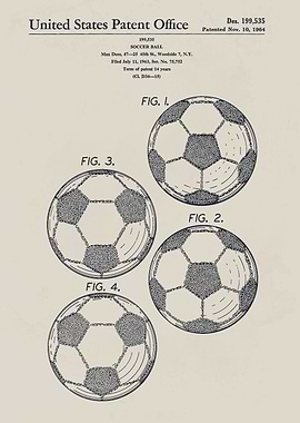 Soccer Ball Patent Design