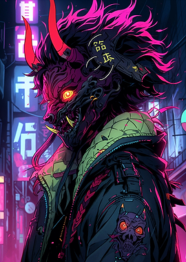 Cyberpunk Oni