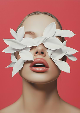 Blossoming Vision: A Surreal Bloom