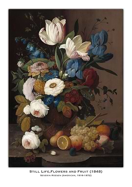 Still Life with Flowers and Fruit