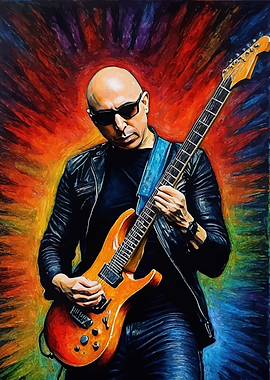 Joe Satriani Guitarist Portrait