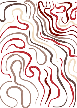 Abstract Wavy Lines