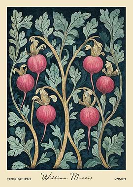 William Morris Radish Kitchen