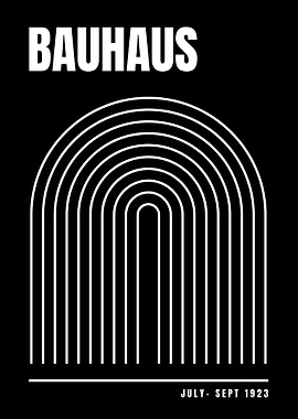 Bauhaus Arch Poster